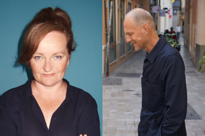 Dorthe Nors, forfatter, og Dan Ringgaard, professor i Nordisk sprog og litteratur