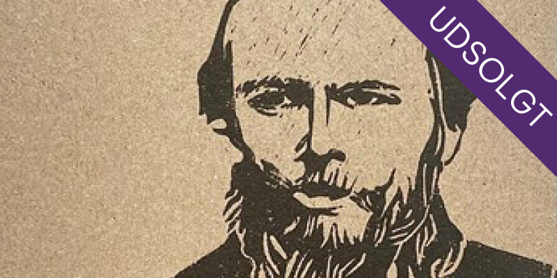 Forsiden på Tine Roesens bog om Dostojevskij