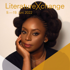 Forsiden af programmet for LiteratureXchange 2022